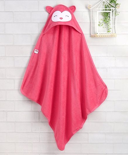 Babyhug Hooded Towel - Pink