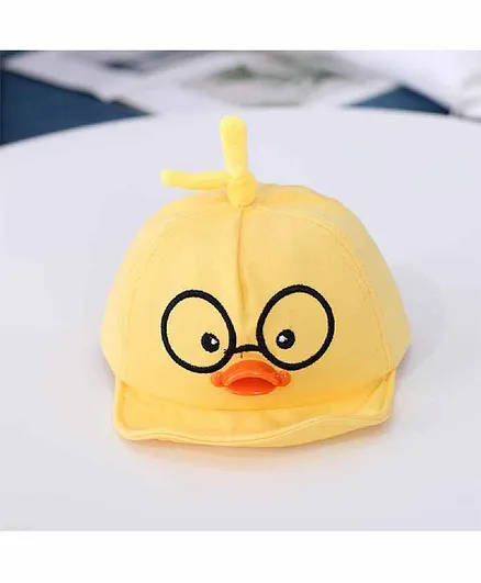 Ziory Baseball Cap with Duck Embroidery Yellow - Circumference 46 cm