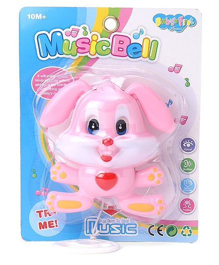 ToyMark Rabbit Shape Cot Mobile - Pink