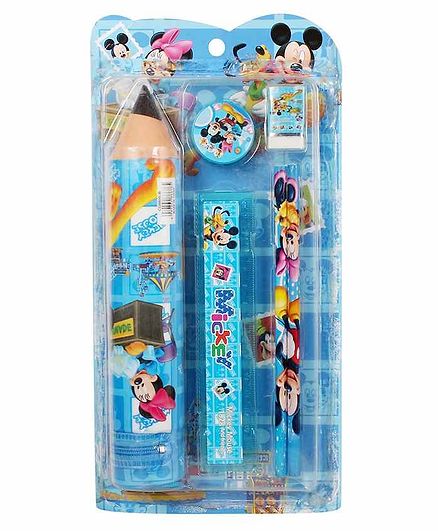 Funcart Mickey & Minnie Mouse Stationary Set Blue Pack of 1 - 6 Pieces