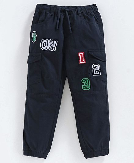 Babyoye Full Length Cargo Trousers - Blue