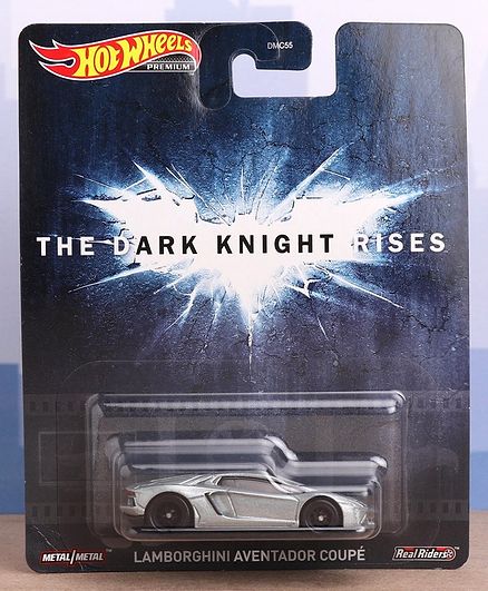 Hot Wheels Die Cast Free Wheel Lamborghini Aventador Coupe Toy Car - Silver