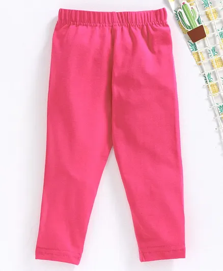 Babyhug Full Length Leggings - Pink