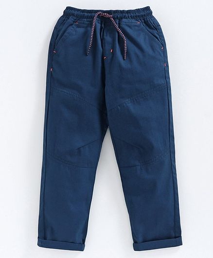 Babyoye Full Length CottonTrousers - Blue