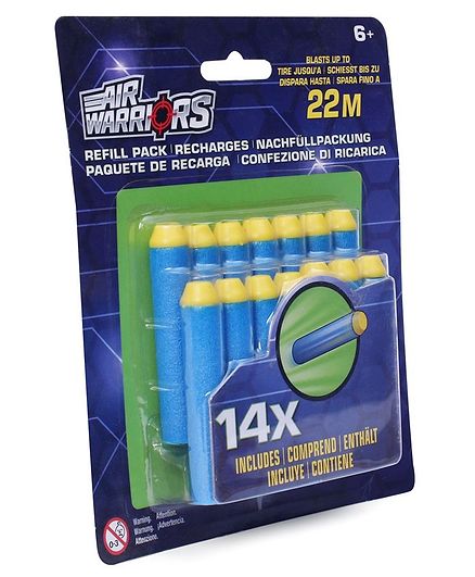 Buzz Bee Ultra Dart Refill Pack Blue - 14 Pieces