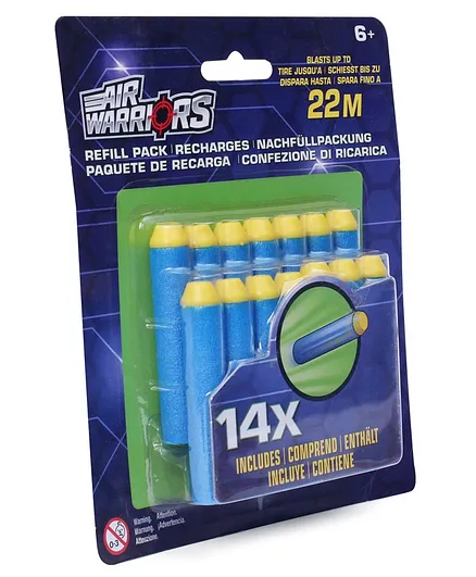 Buzz Bee Ultra Dart Refill Pack Blue - 14 Pieces