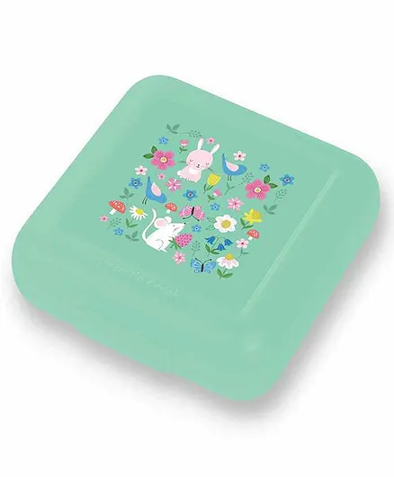 Crocodile Creek Reusable Backyard Friends Sandwich Keeper - Green