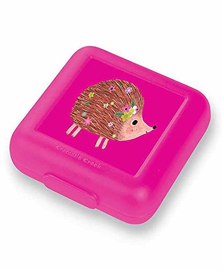 Crocodile Creek Reusable Hedgehog Sandwich Keeper -Pink
