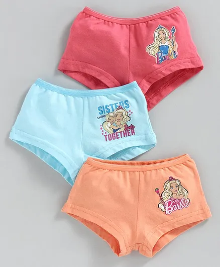 Red Rose Panties - Pack of 3(Colour & Print May Vary)
