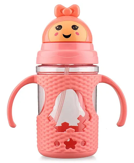Sipper Cup with Twin Handle - Dark Pink