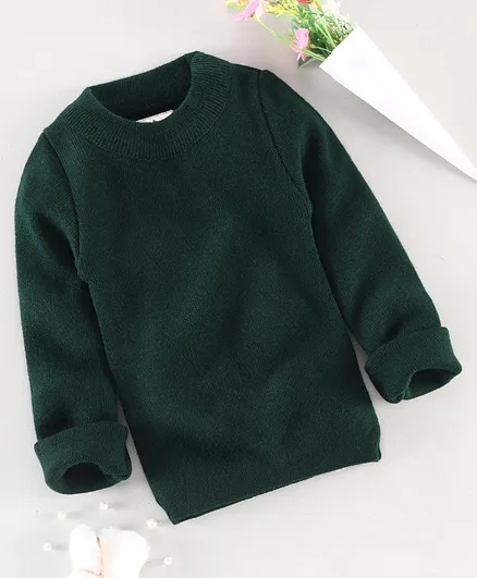 Yellow Apple Full Sleeves Winter Wear Tee - Green