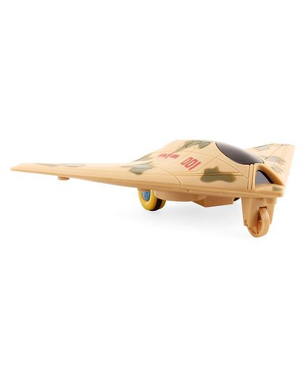Friction Powered Plane with Lights & Music - Brown