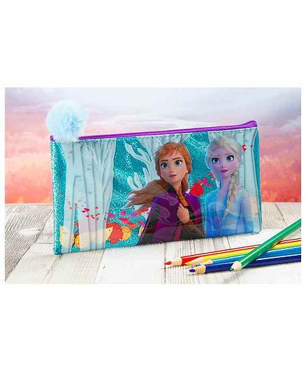 Disney Frozen 2 Confetti Pencil Case - Blue