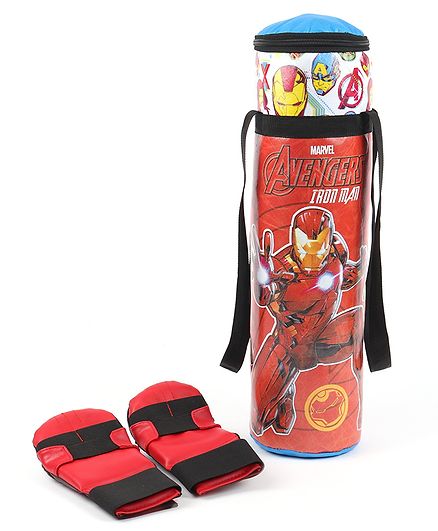 Marvel Avengers Boxing Set with Gloves - Red