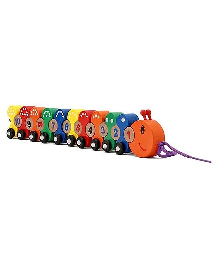 Tinykart Caterpillar Train Toy - Multicolor