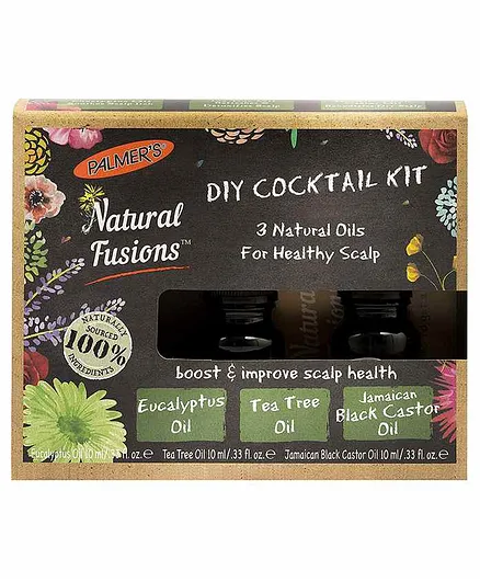 Palmer's Natural Fusions Diy Cocktail Kit of 3 Hair Oils - 10 ml each
