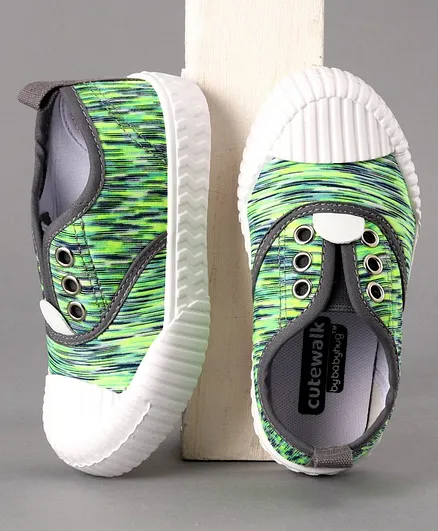 Cute Walk by Babyhug Casual Shoes - Green