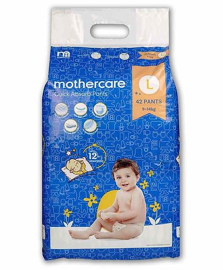 Mothercare Extra Absorb Pant Style Diapers Large - 42 Pieces
