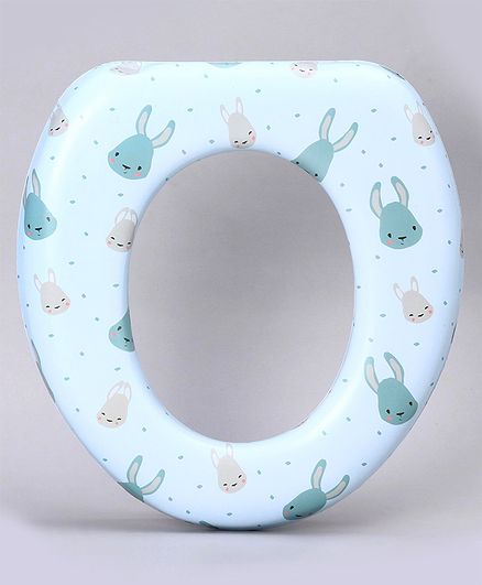 Babyhug Cushioned Potty Seat Bunny Print - Blue