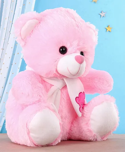 Dimpy Stuff Teddy Bear Soft Toy Pink - Height 40 cm