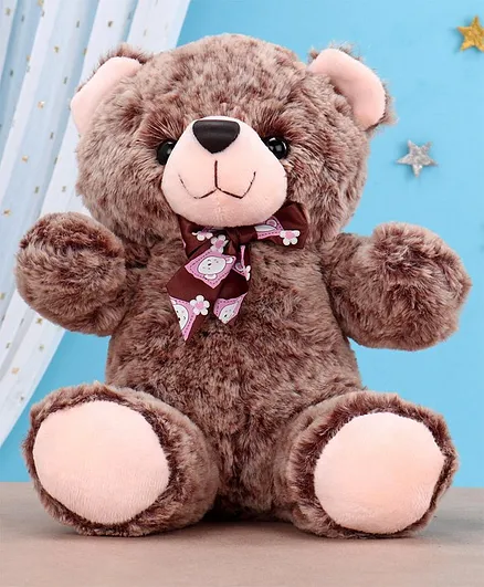 Dimpy Stuff Teddy Bear Soft Toy Brown - Height 24 cm