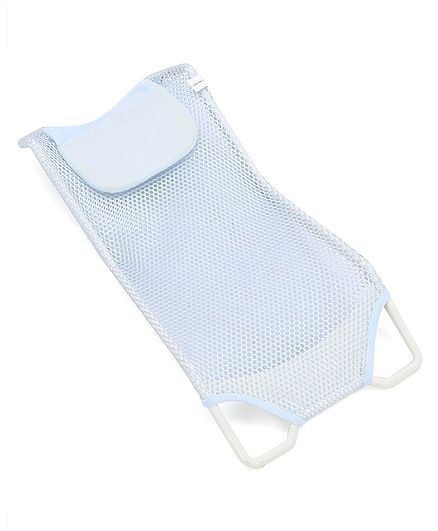 Baby Bath Rack With Headrest - Light Blue