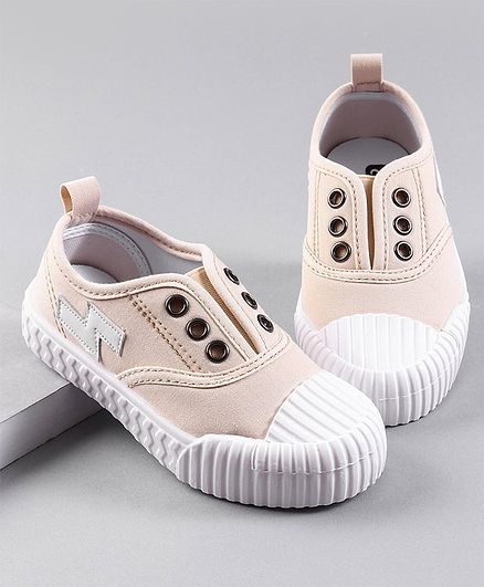 Cute Walk by Babyhug Canvas Casual Shoes - Beige
