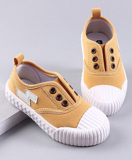 Cute Walk by Babyhug Canvas Casual Shoes - Yellow