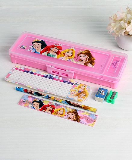 Disney Princess Pencil Box - Pink