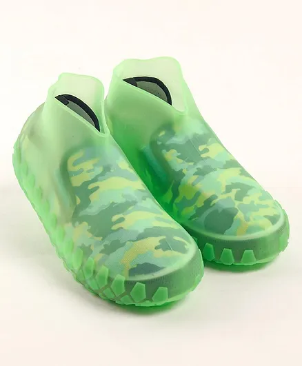 Solid Rain Shoe Cover - Green
