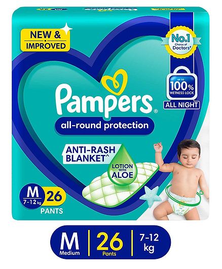 Pampers Diaper Pants Medium - 26 Pieces