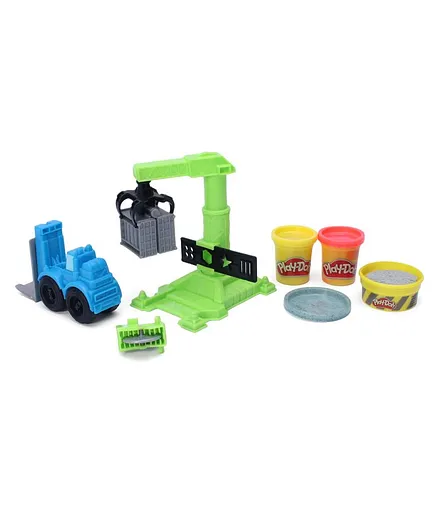 Play Doh Crane & Forklift Set - Multicolor