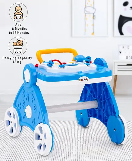 Baby Activity Walker with Music and Lights - Blue