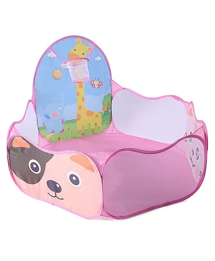 Basketball Play Tent House - Multicolour (Balls Not Included)