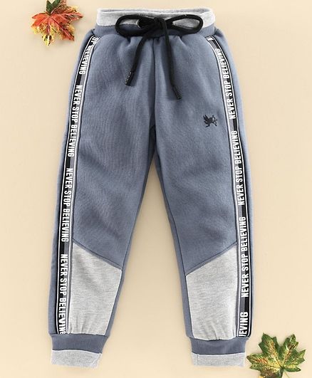 Stupid Cupid Side Tape Detailed Track Pants - Grey