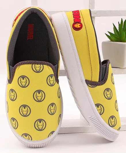 Marvel Iron Man Print Casual Shoes - Yellow