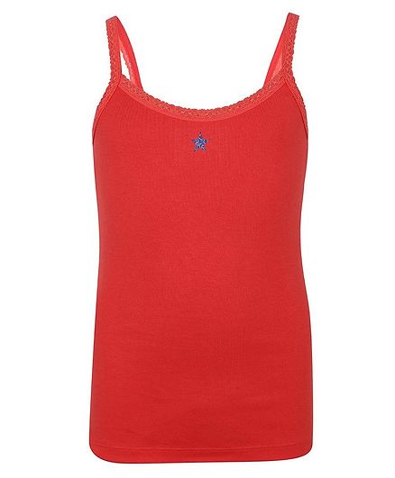 Jockey Solid Colour Sleeveless Camisole - Red