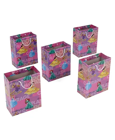 Disney Princess Gift Bags Multicolour Big - Pack of 5