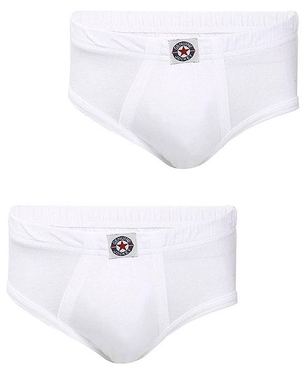 Jockey Assorted Pack Of 2 Briefs - White