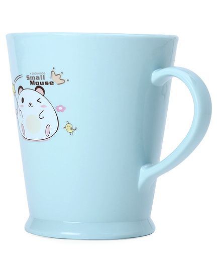 Baby Cup Mouse Print Blue - 500 ml