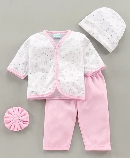 Montaly Infant Clothing Gift Set Pack of 4 - Pink