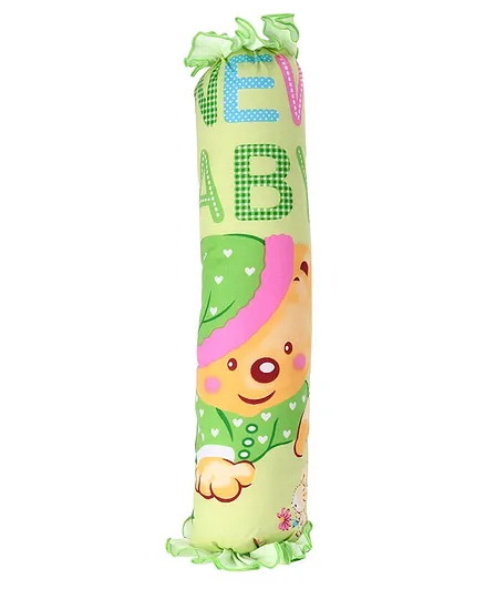Baby Bolster Bear Print - Green