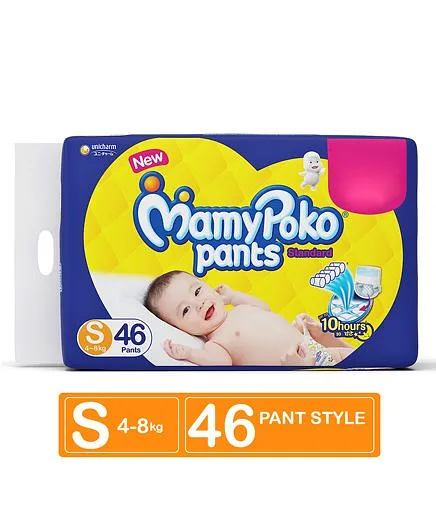 MamyPoko Standard Pant Style Diapers Small - 46 Pieces