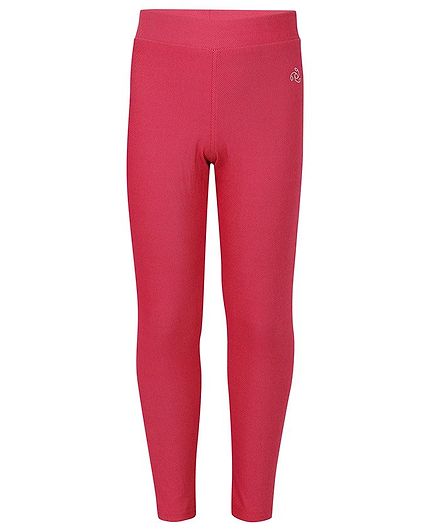Jockey Solid Full Length Jeggings - Red