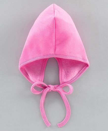 Ben Benny Fleece Winter Wear Baby Cap Pink - Diameter 11.5 cm