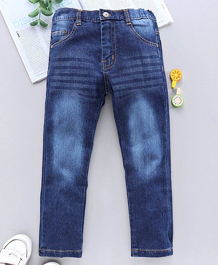 ToffyHouse Full Length Jeans - Dark Blue