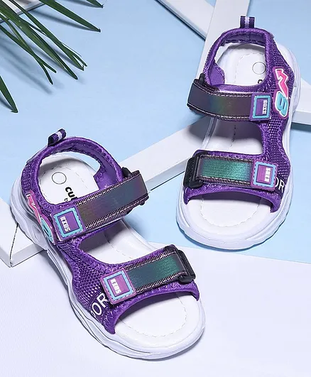 Cute Walk by Babyhug Open Toe Sandal - Purple