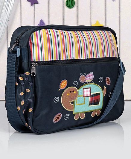 Embroidered Cartoon Mother Bag with bottle holder