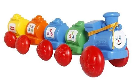 Giggles Wibbly Wobbly Train - Multi Color