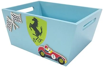 Kidoz Racer Car Utility Container - Light Blue